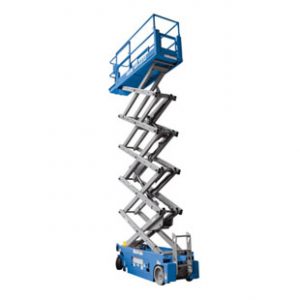 scissor-lift forklift