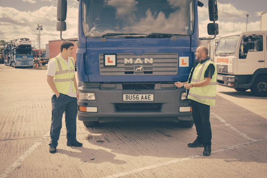 HGV training vehicle in County Down