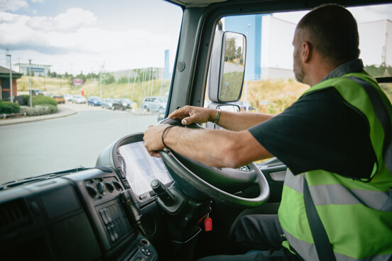 Tayside drivers training in HGV vehicles