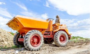 Dumper truck forklift