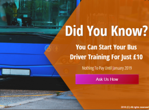 Bus driver training with £10