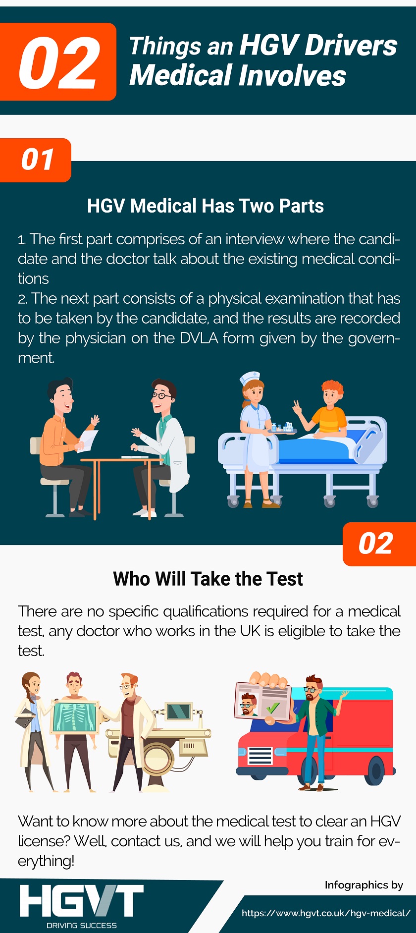 Things an HGV Drivers Medical Involves